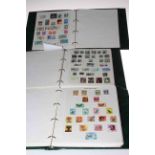 Four stamp albums including early Persia, Italy and Poland, Paraguay, Hungary perfin/overprints,