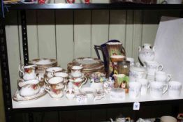 Collection of Royal Albert Old Country Roses, approximately fifty four pieces, Hornsea,