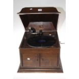 HMV table gramophone.