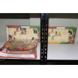 Three boxed toys including Tom and Jerry on Target and hand painted Britain's models.