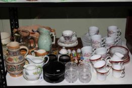Collection of Royal Grafton, Waterford glass, commemorative ware, Arthur Wood, etc.