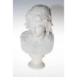 Composite classical bust 29cm.
