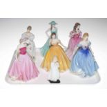 Four Royal Doulton ladies; Lauren, Melissa,