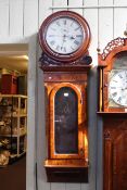 Early 19th Century mahogany thirty hour wall clock,