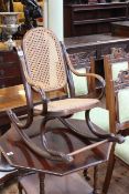 Child's Bentwood rocking chair.