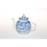 Small Chinese blue and white teapot, circa 1800, 10.5cm.