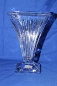 Clarion 10" Waterford Crystal vase.