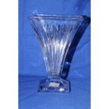 Clarion 10" Waterford Crystal vase.