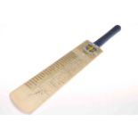 Durham Squad 2009 signed cricket bat.