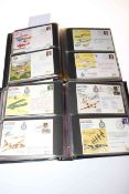 Two albums of approximately 160 RAF covers, dating circa 1970's including UK, German, Italy,