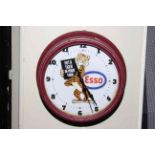 ESSO Tiger style kitchen clock.