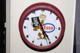 ESSO Tiger style kitchen clock.