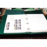 Six albums of stamps, sheets, miniature sheets,
