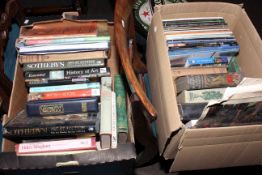 Two boxes of books including Reference Books, Auction Catalogues, etc.