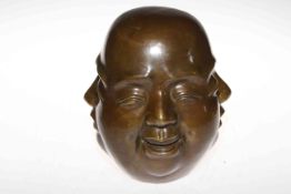Four face Buddha sculpture.