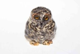 Winstanley Pottery owl, size 2.