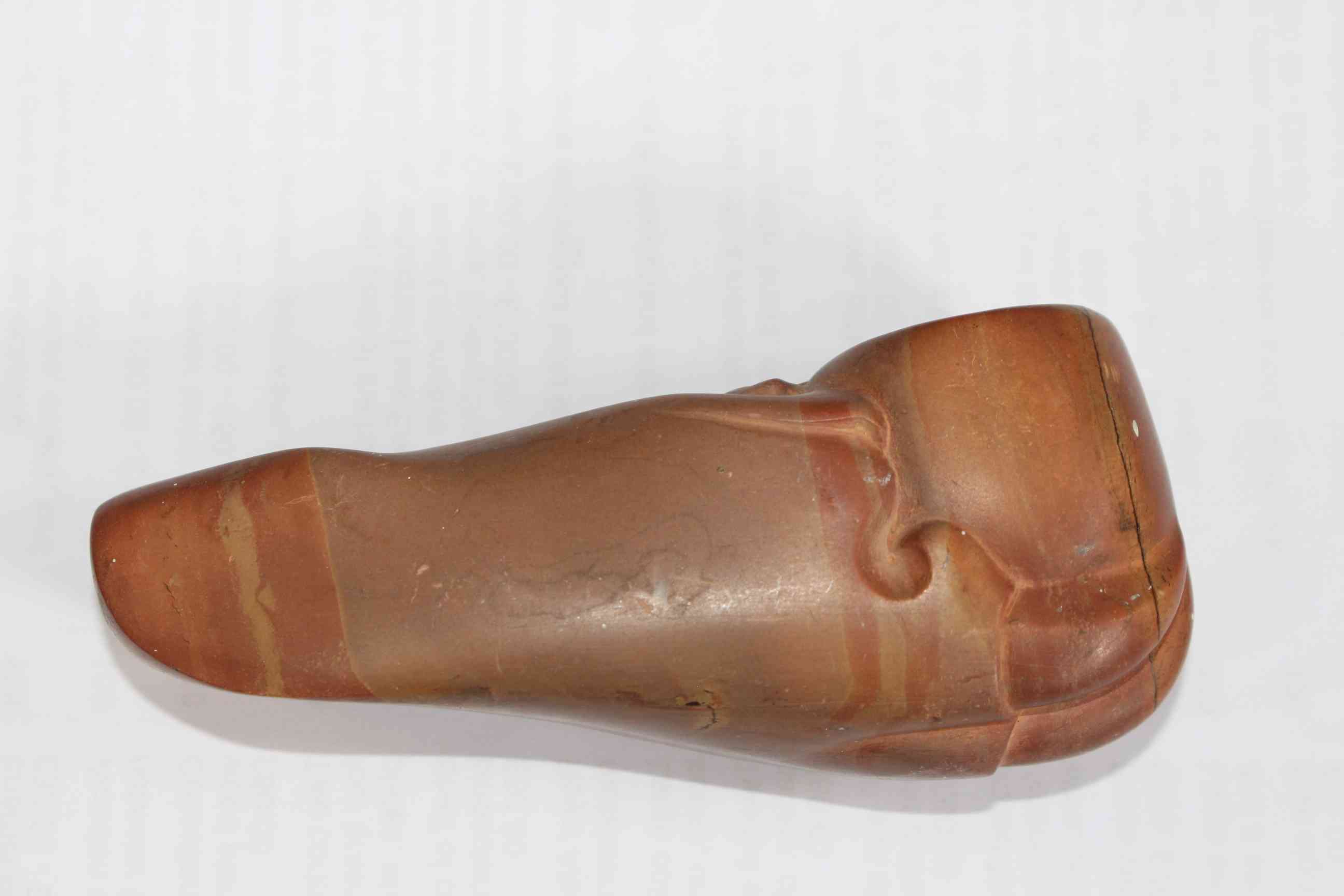 North American stoneware pipe, 11cm length. - Image 4 of 5