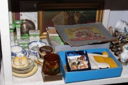 Boxed Meccano, dolls 'Baroque' tea set, Wade Whimsies, Royal Doulton teaware and trinket ware,