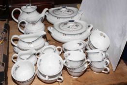 Royal Doulton 'Old Colony' tableware, over twenty pieces including two covered tureens.