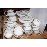 Royal Doulton 'Old Colony' tableware, over twenty pieces including two covered tureens.