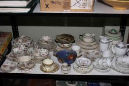 Collection of Royal Doulton teawares, Hammersley and Co, Old Leeds Sprays, Royal Doulton Radiance,