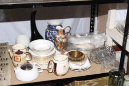 Royal Albert 'Val D'or' and other china, cutlery, metalware, etc.