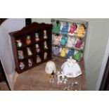 Twelve Dickens House Museum candle snuffers, Months of the Year 1990 Ladies, Royal Doulton Samantha,