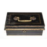 Vintage cash box by Hobbs & Co. London.