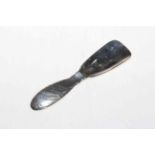 Tiffany and Co. sterling silver shoehorn.