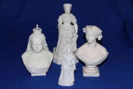 A commemorative bust celebrating Queen Victoria's Golden Jubilee 1897,