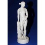 Copeland Parian figure The Greek Slave with Chain, 47.5cm.