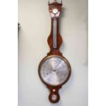 Early 19th Century mahogany barometer by J.