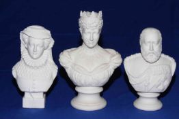 Robinson and Leadbeater Parian busts of Edward VII, 19.