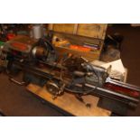 Boxford lathe and accessories.