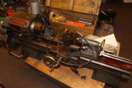 Boxford lathe and accessories.