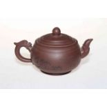 Chinese Yixing red ware teapot.