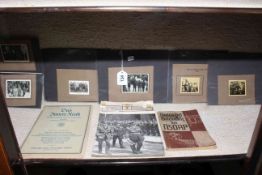 WWII German NSDAP Rally Members books and other German ephemera.