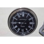 Kitchen wall clock marked Jaguar Cars Ltd.