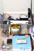 Pre-1947 silver coins, silver plated spoons, watches, Garmin Satellite Navigation, etc.
