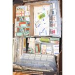 Collection of cigarette cards and tea cards (loose, part and full sets in sleeves and in booklets),