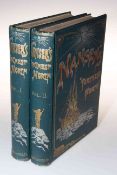 Nansens Farthest North (1898), two volumes with decorative boards.