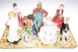 Collection of six Royal Doulton figures including Darling HN1319,