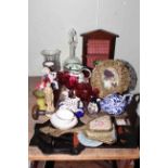 Collection of Mason's, Royal Doulton Autumn Breezes, Goss crested china, ruby glass, Oriental wares.