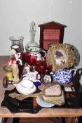 Collection of Mason's, Royal Doulton Autumn Breezes, Goss crested china, ruby glass, Oriental wares.