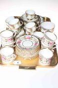 Royal Worcester 'Royal Garden' seventeen piece tea set and Carltonware 4879 pattern twenty-six