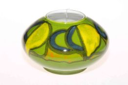 Poole pottery Delphis bowl with painted No. 32 to base.