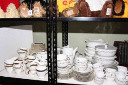 Royal Doulton Harlow dinner wares, approximately ninety five pieces,