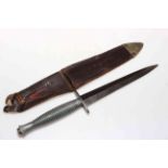 WWII Fairburn Sykes commando dagger by Rodges, Sheffield.