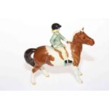 Beswick girl on pony.