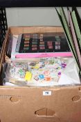 Box collection of used worldwide stamps,